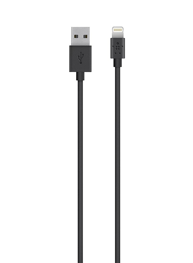 MIXIT? Lightning To USB ChargeSync Cable Black