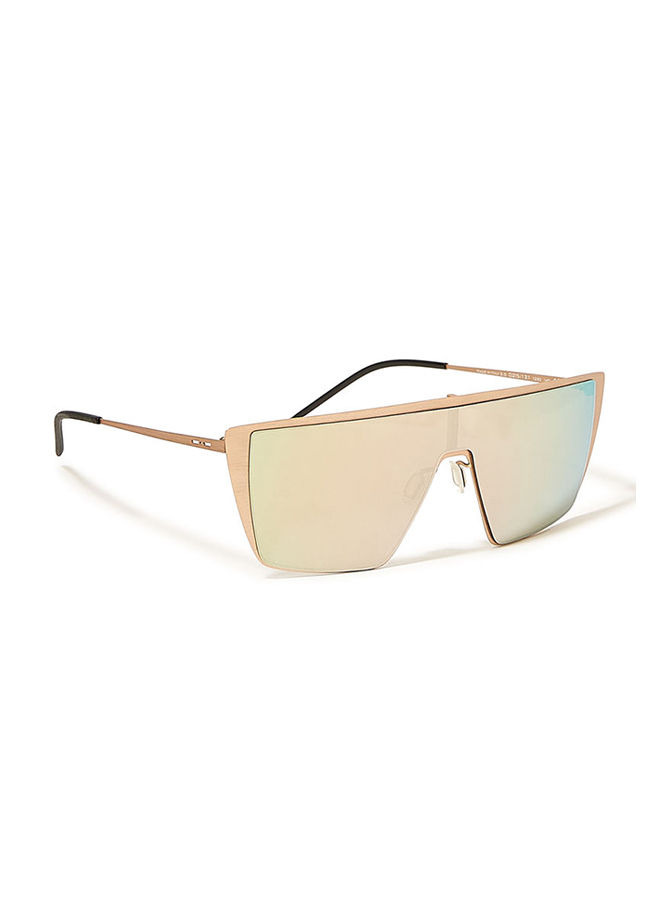 Women's UV Protected Rectangular Sunglasses - Lens Size: 90 mm