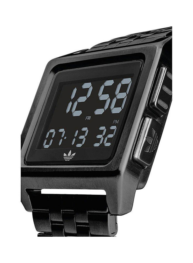 Men's Water Resistant Digital Watch Z01-001-00 - 36 mm - Black