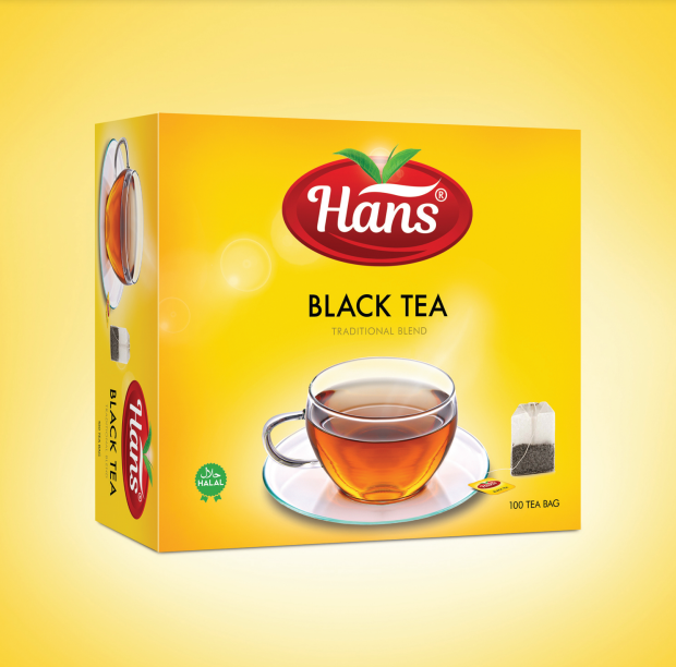 Hans Black Tea Bags 100TB